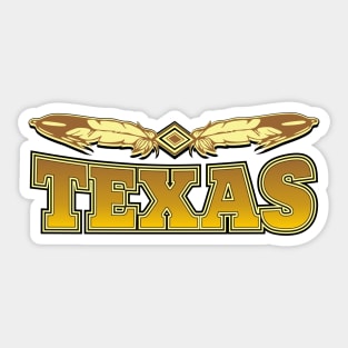 Texas (Native American State) Sticker